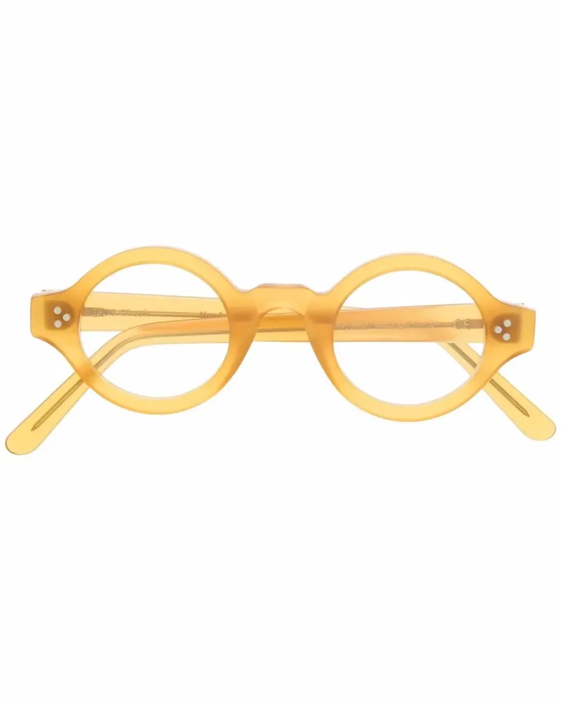 EPOS Brille mit rundem Gestell - Gelb Gelb