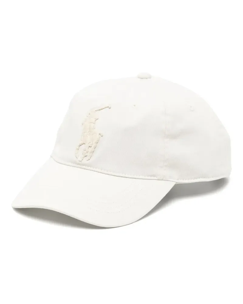 Ralph Lauren Baseballkappe mit Logo-Stickerei - Weiß Weiß