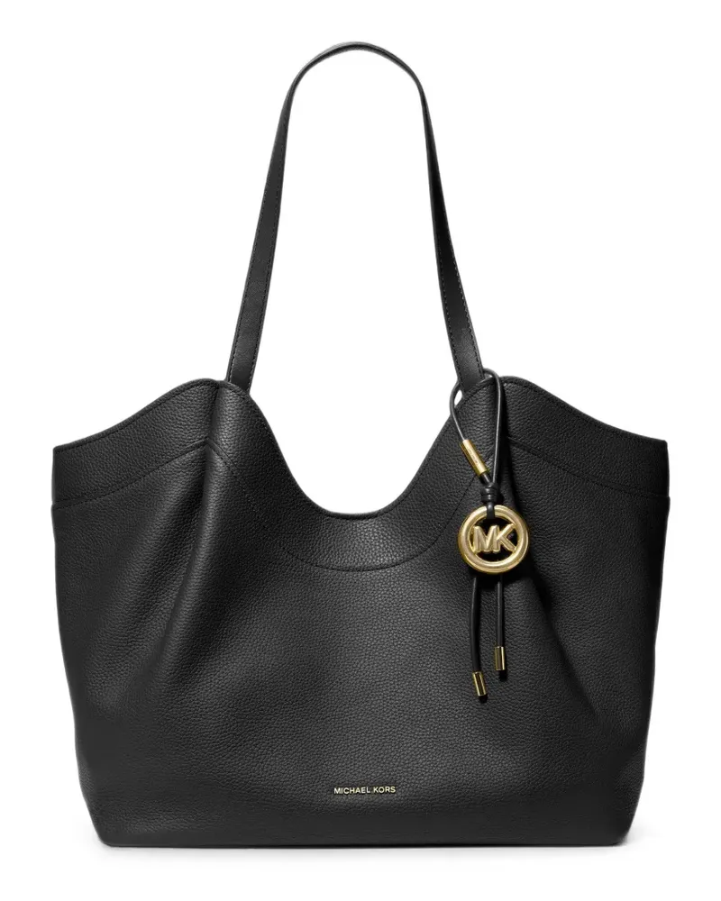 Michael Kors Nolita large pebbled leather tote bag - Schwarz Schwarz