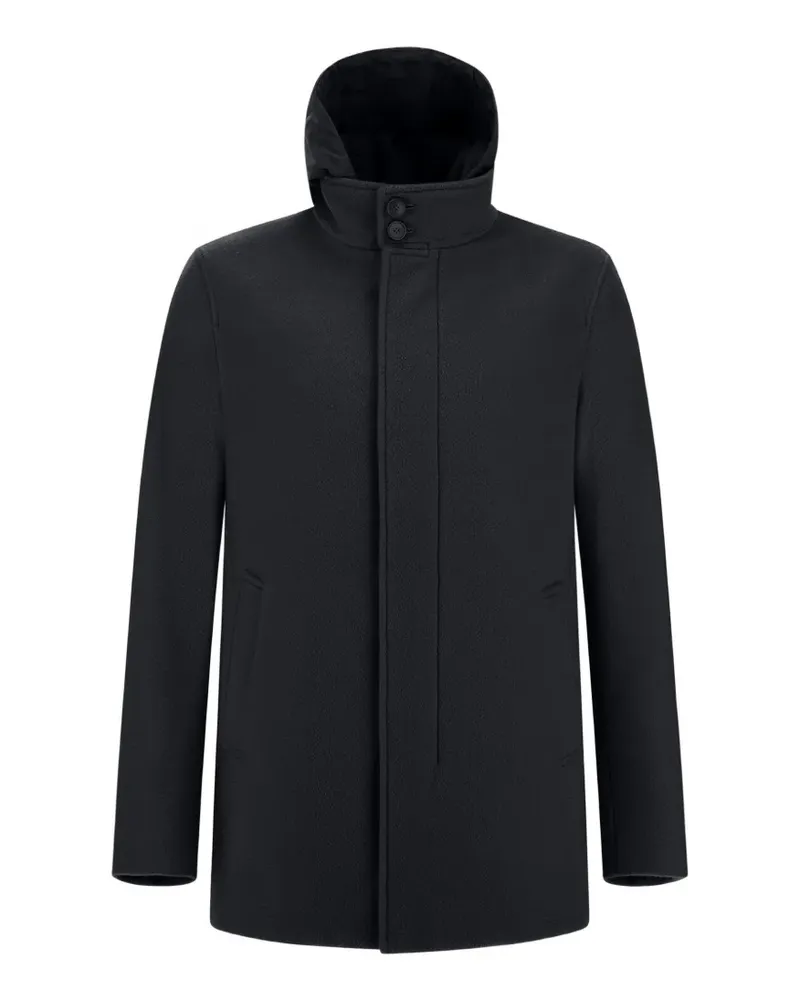 Herno Trenchcoat mit Kapuze - Blau Blau