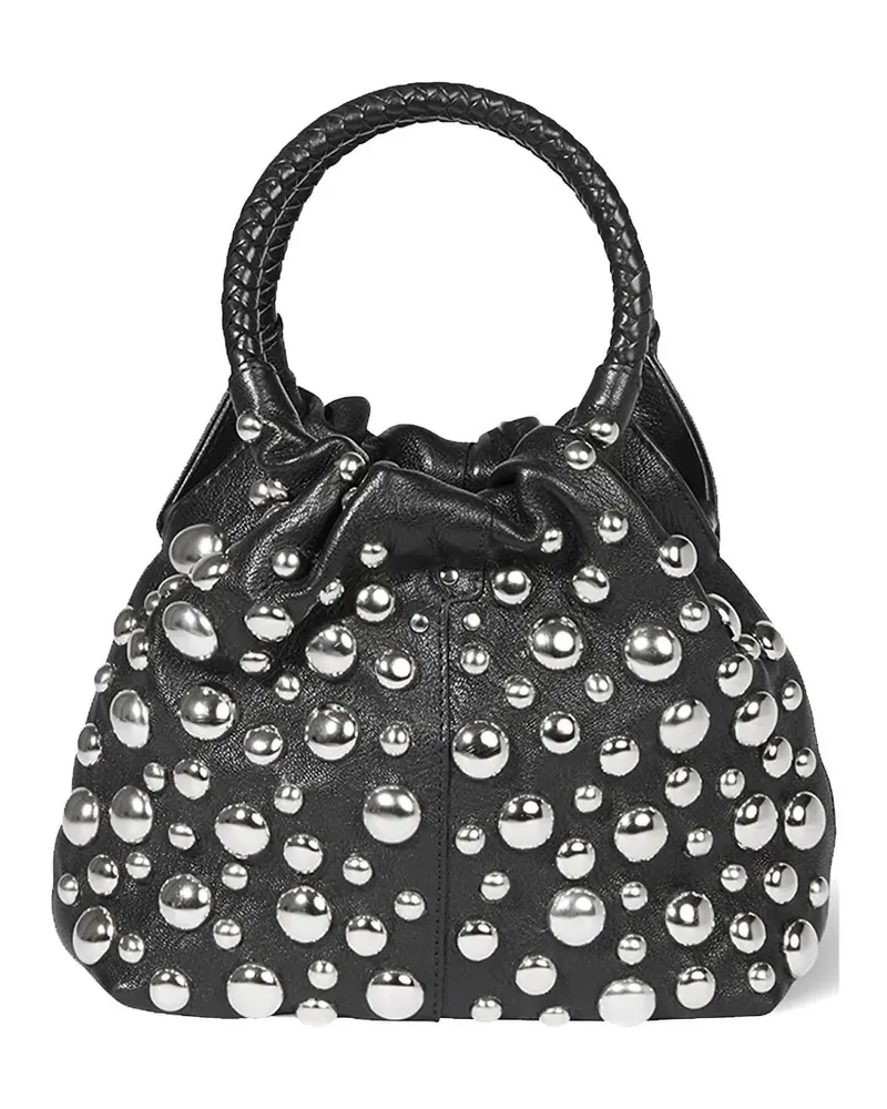 Jérôme Dreyfuss small Gordi S stud-embellished bucket bag - Schwarz Schwarz