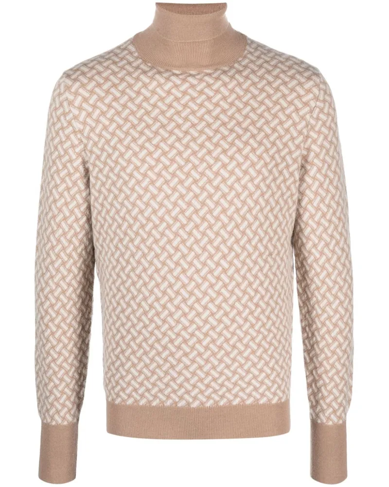 Drumohr  Biscottino Pullover aus Kaschmir - Braun Braun