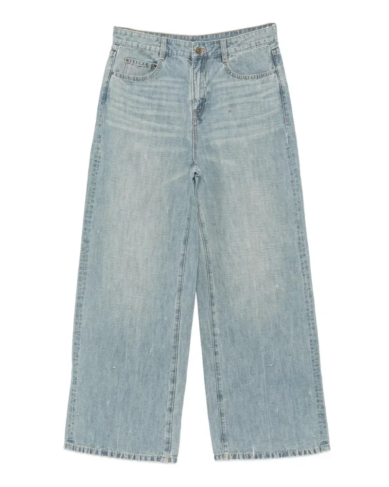 JNBY Jeans mit weitem Bein - Blau Blau