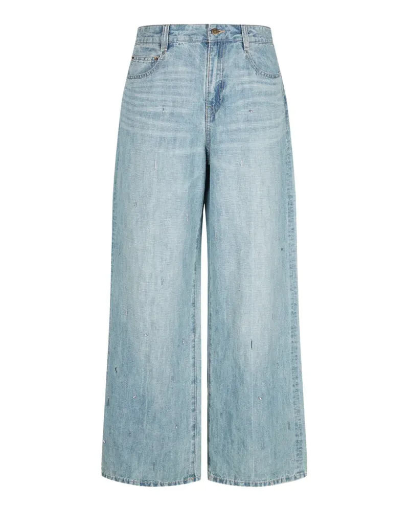 JNBY Jeans mit weitem Bein - Blau Blau