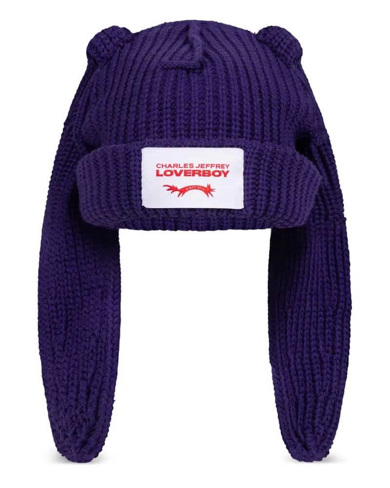 Charles Jeffrey Loverboy Rabbit Beanie - Violett Violett