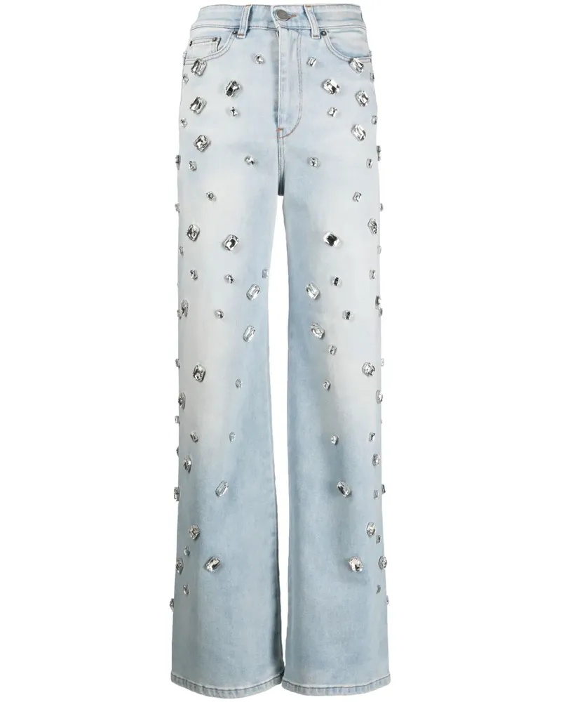 Vivetta Kristallverzierte Jeans - Blau Blau