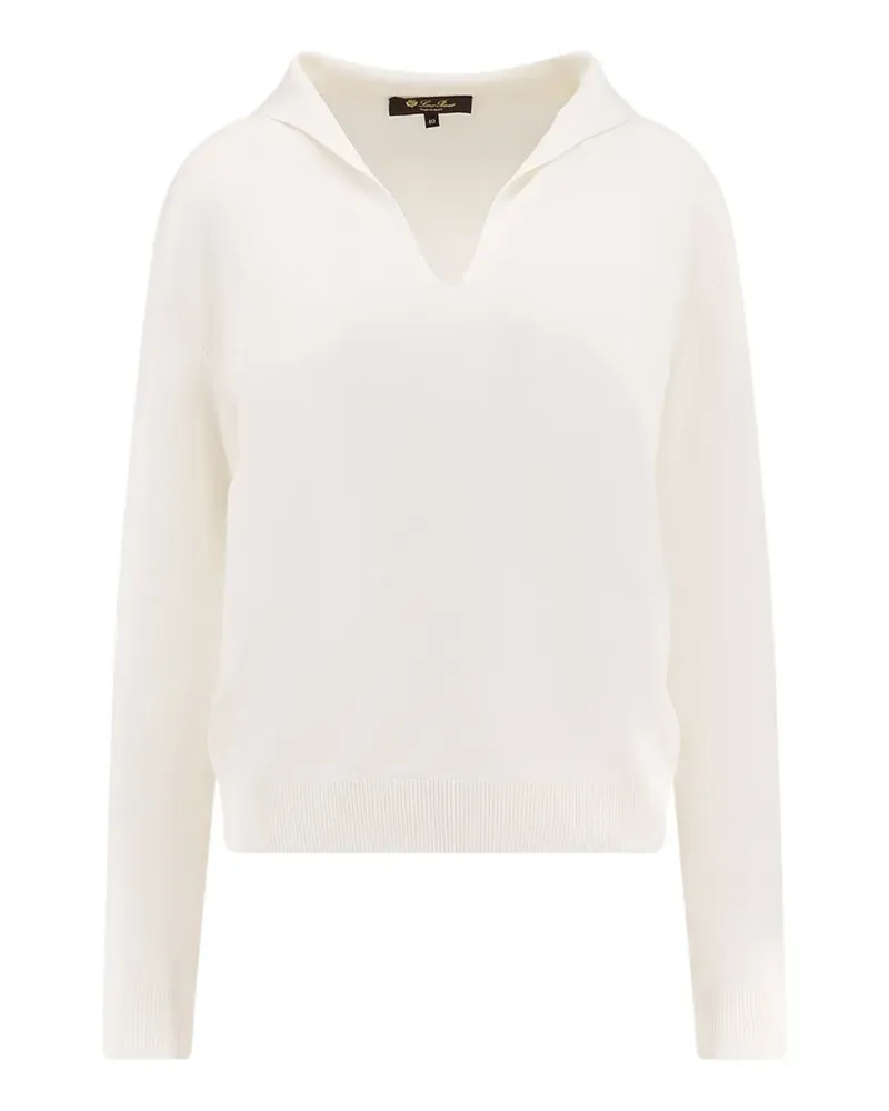 Loro Piana Siena Pullover - Weiß Weiß