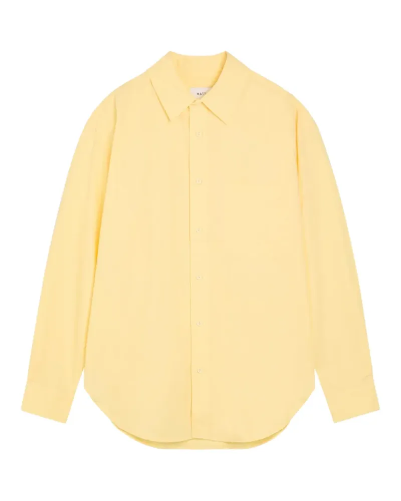 Matteau long-sleeve button-down shirt - Gelb Gelb