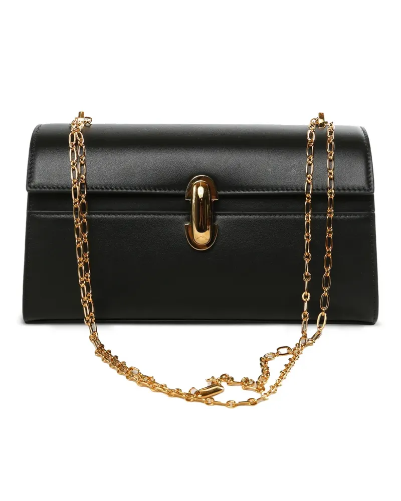SAVETTE Symmetry chain-strap shoulder bag - Schwarz Schwarz