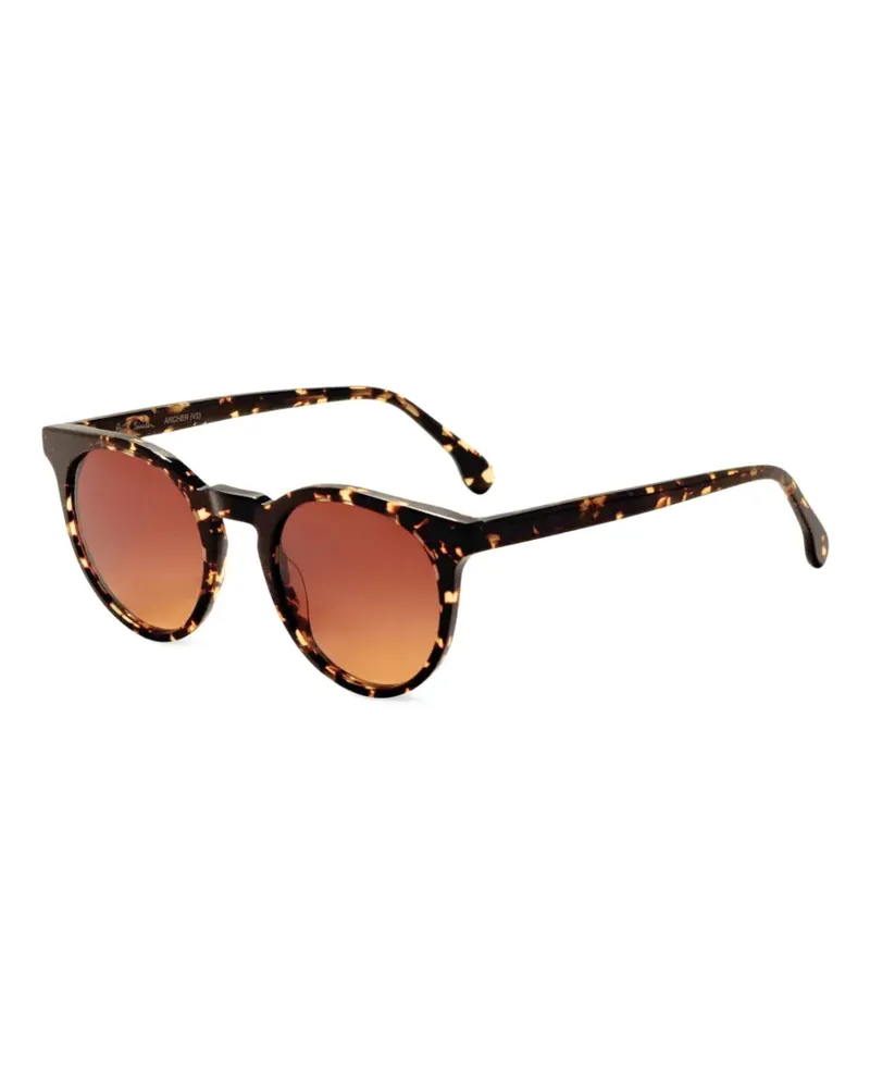 Paul Smith Archer Sonnenbrille mit rundem Gestell - Braun Braun