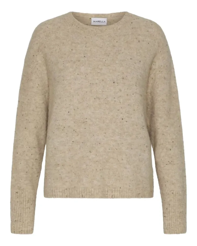 MARELLA Melierter Albina Pullover mit Rundhalsausschnitt - Nude Nude