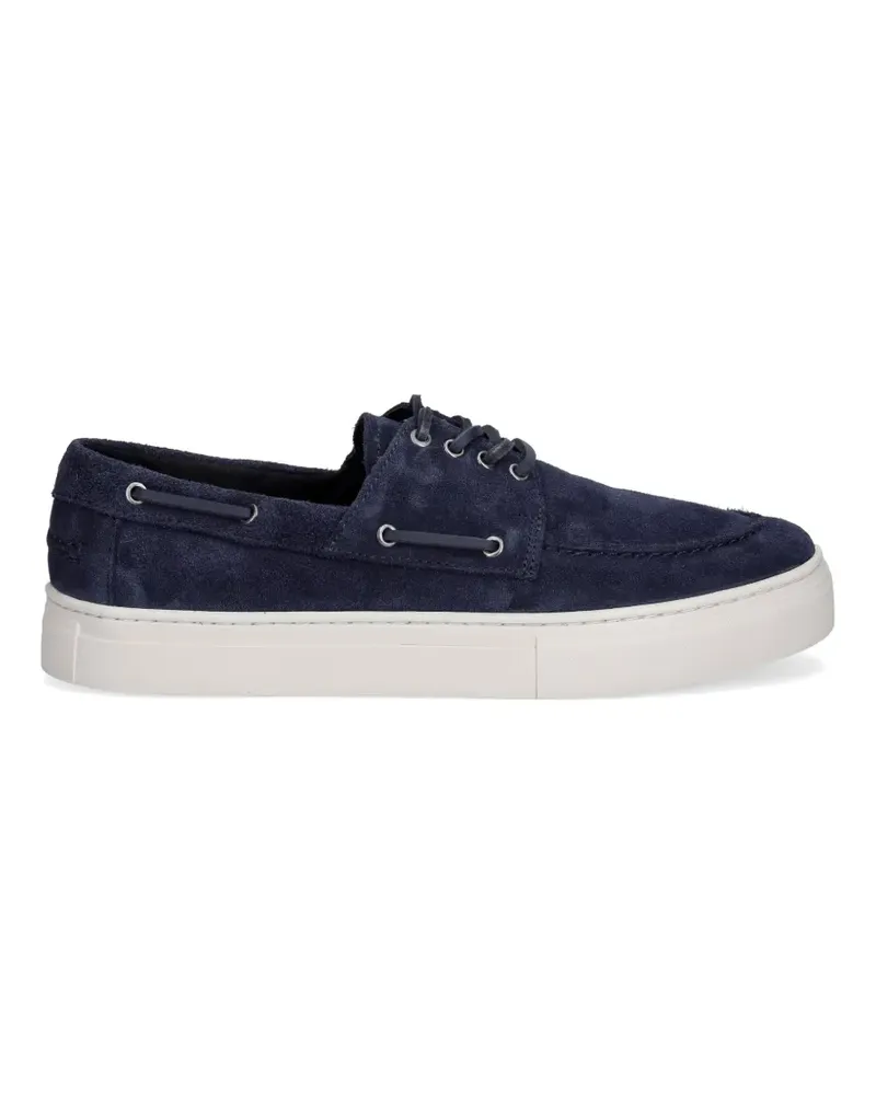 Vagabond Paul 2.0 suede lace-up boat shoes - Blau Blau