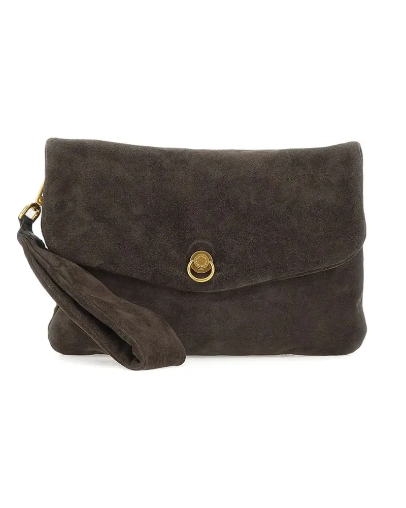 Gianni Chiarini Clutch aus Wildleder - Braun Braun