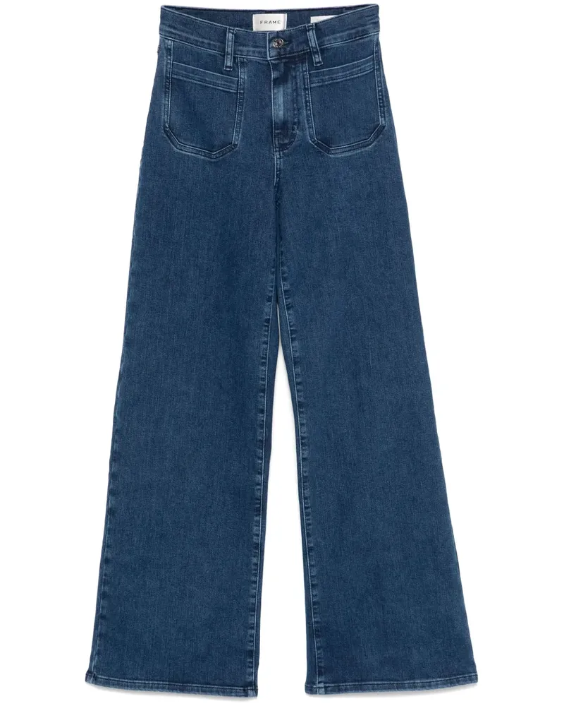 Frame Denim Le Slim Palazzo Jeans - Blau Blau