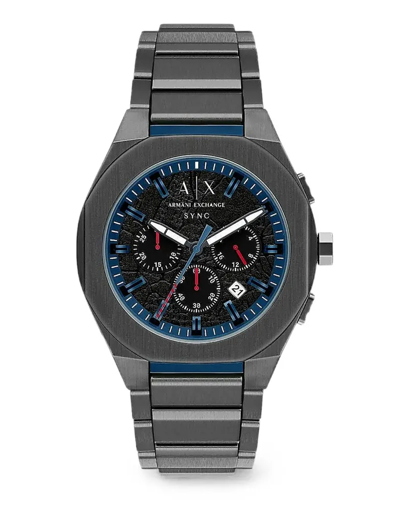 Armani Exchange Sync 44mm watch - Schwarz Schwarz