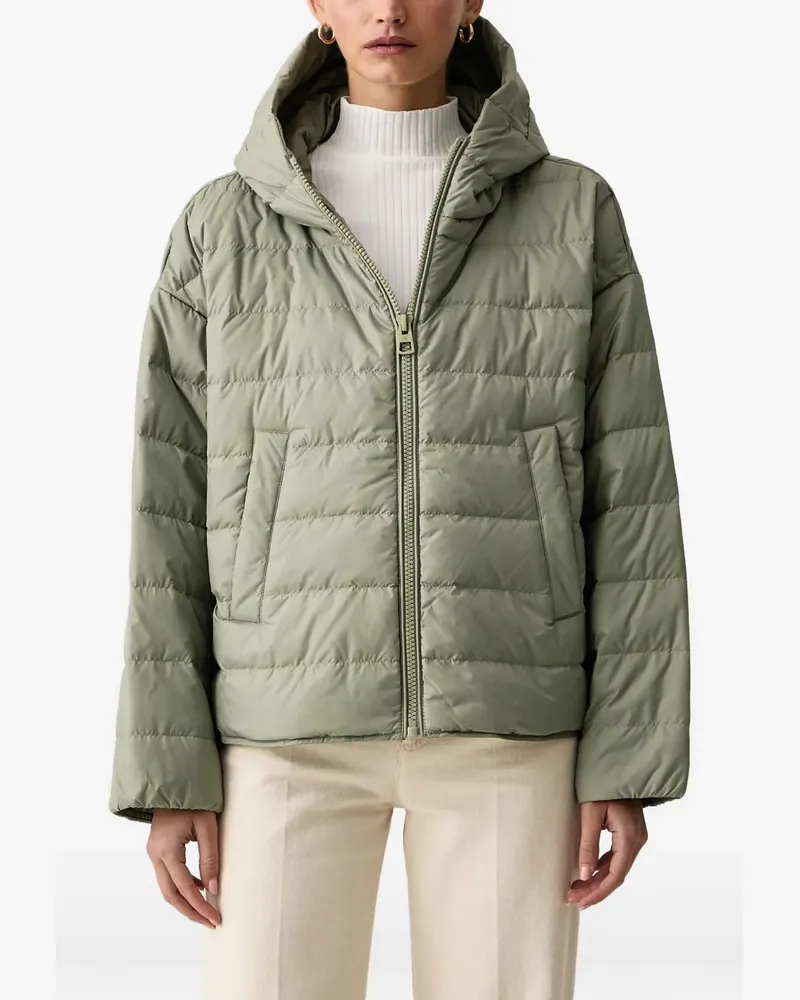 Marc O'Polo quilted hooded jacket - Grün Grün