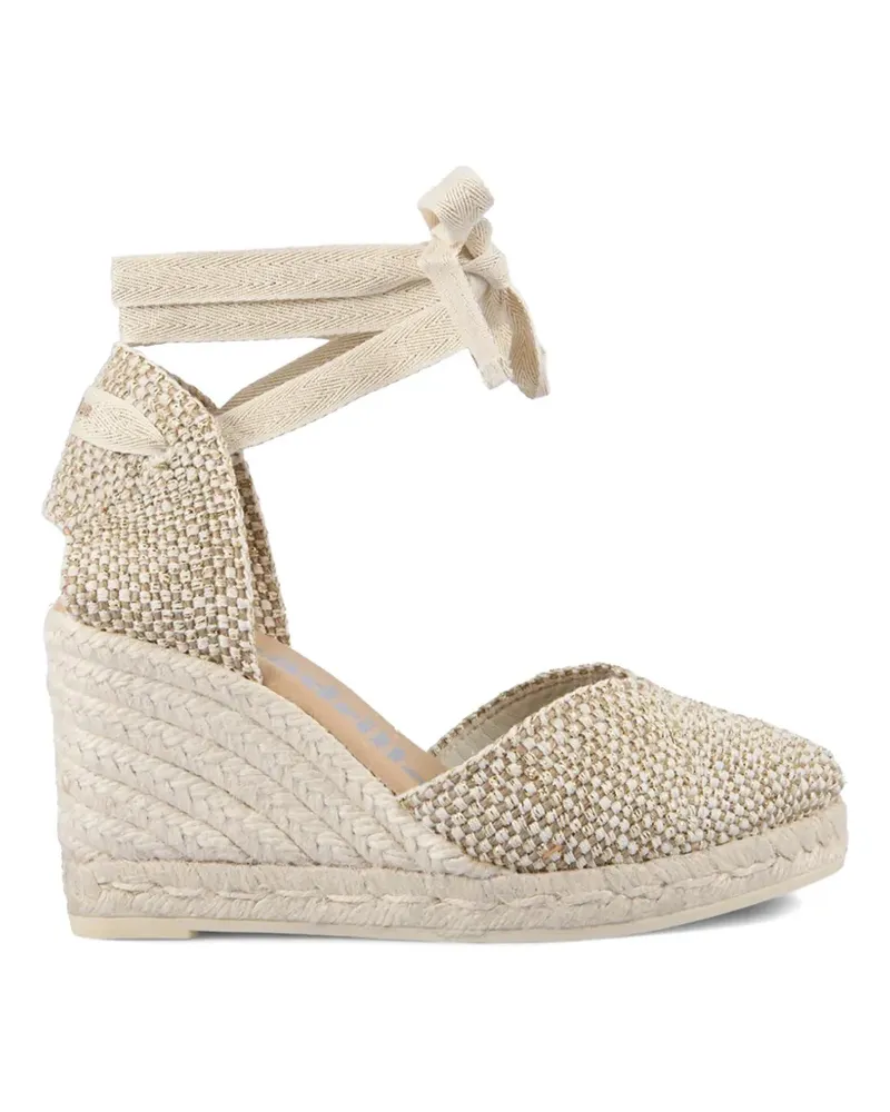 Espadrilles Cof Hilo woven ankle-tie  - Nude Nude