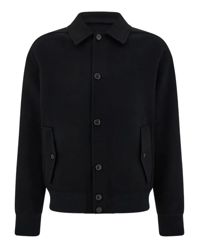 Ferragamo Blouson aus Wolle und Kaschmir - Schwarz Schwarz