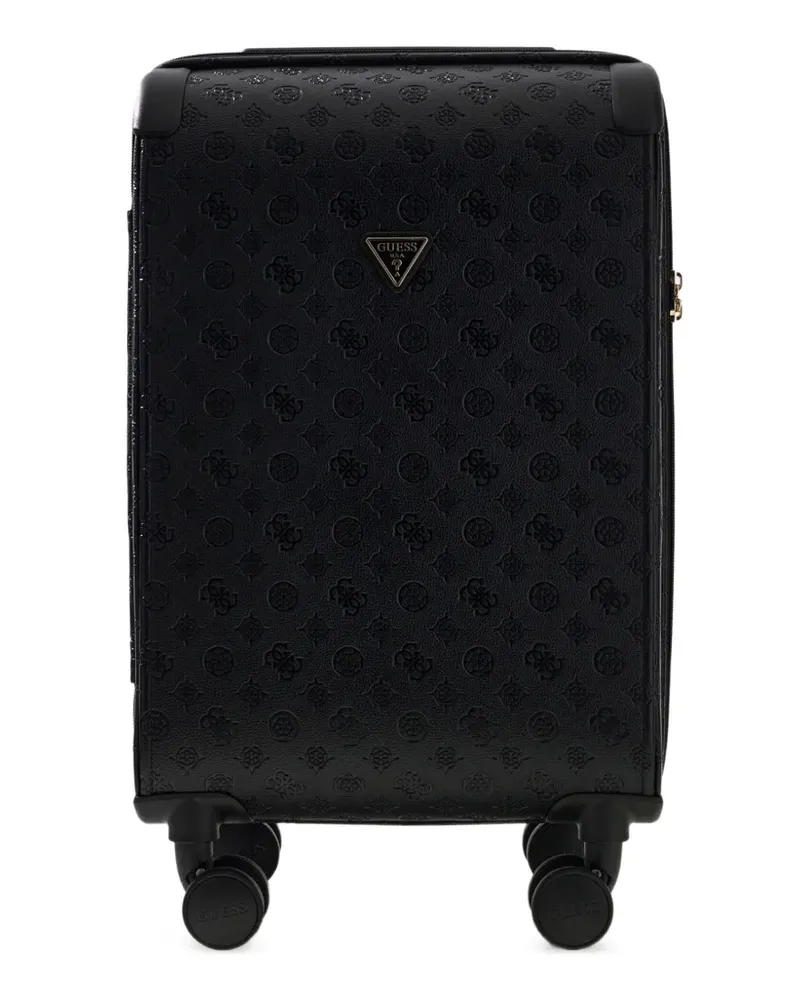 Guess Lenwood Rollkoffer mit Logo - Schwarz Schwarz
