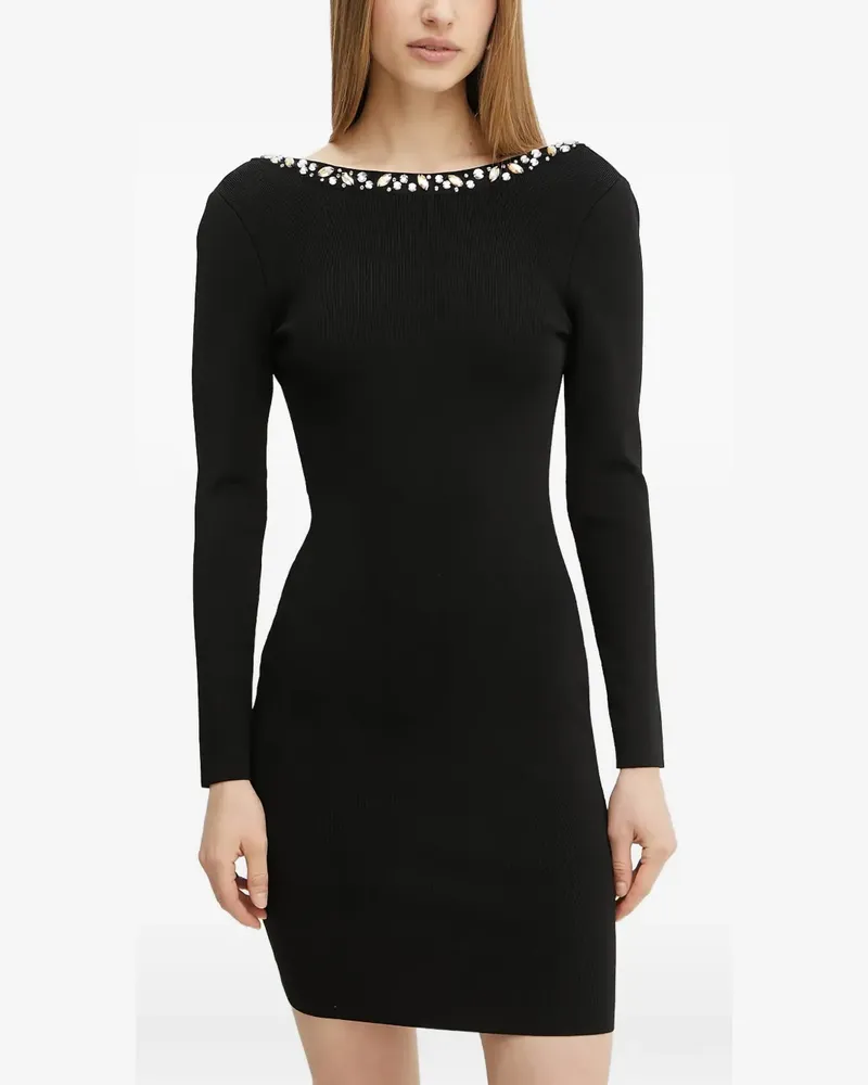 MARCIANO Los Angeles Verziertes Minikleid - Schwarz Schwarz