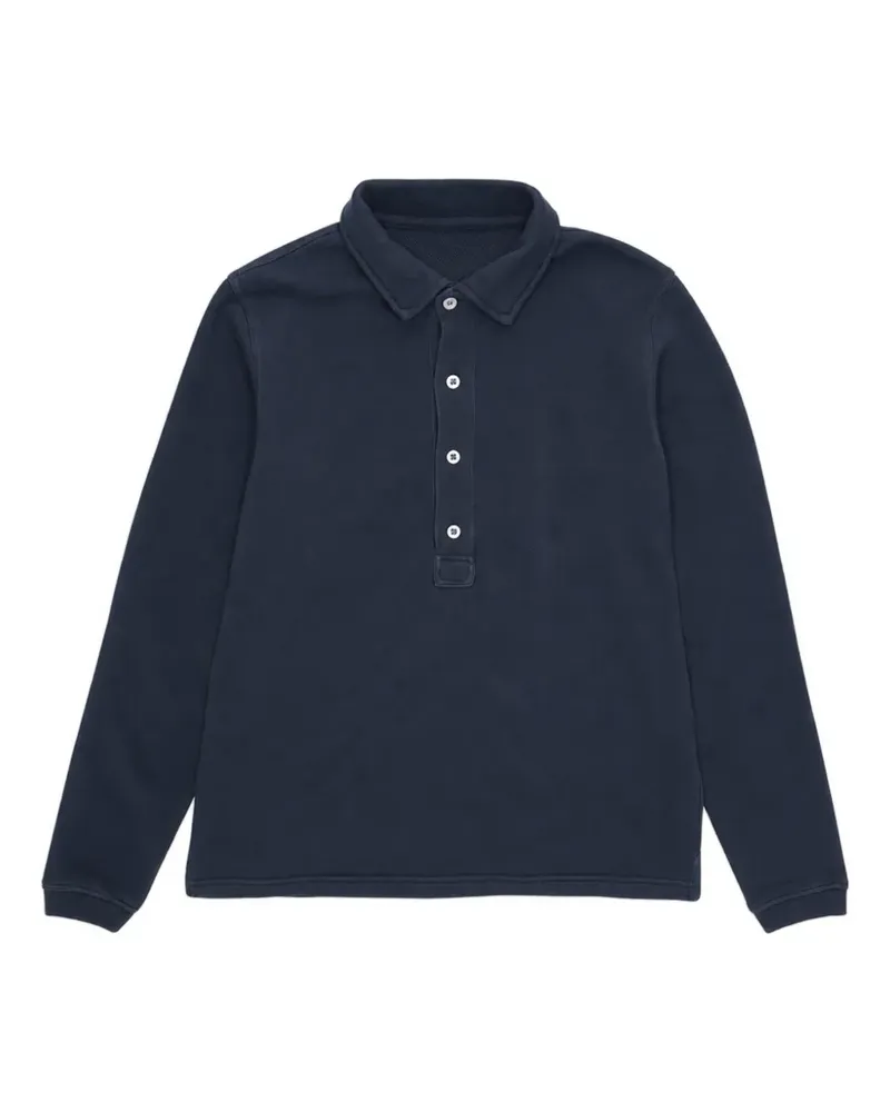 Fortela Columbia Poloshirt aus Fleece - Blau Blau
