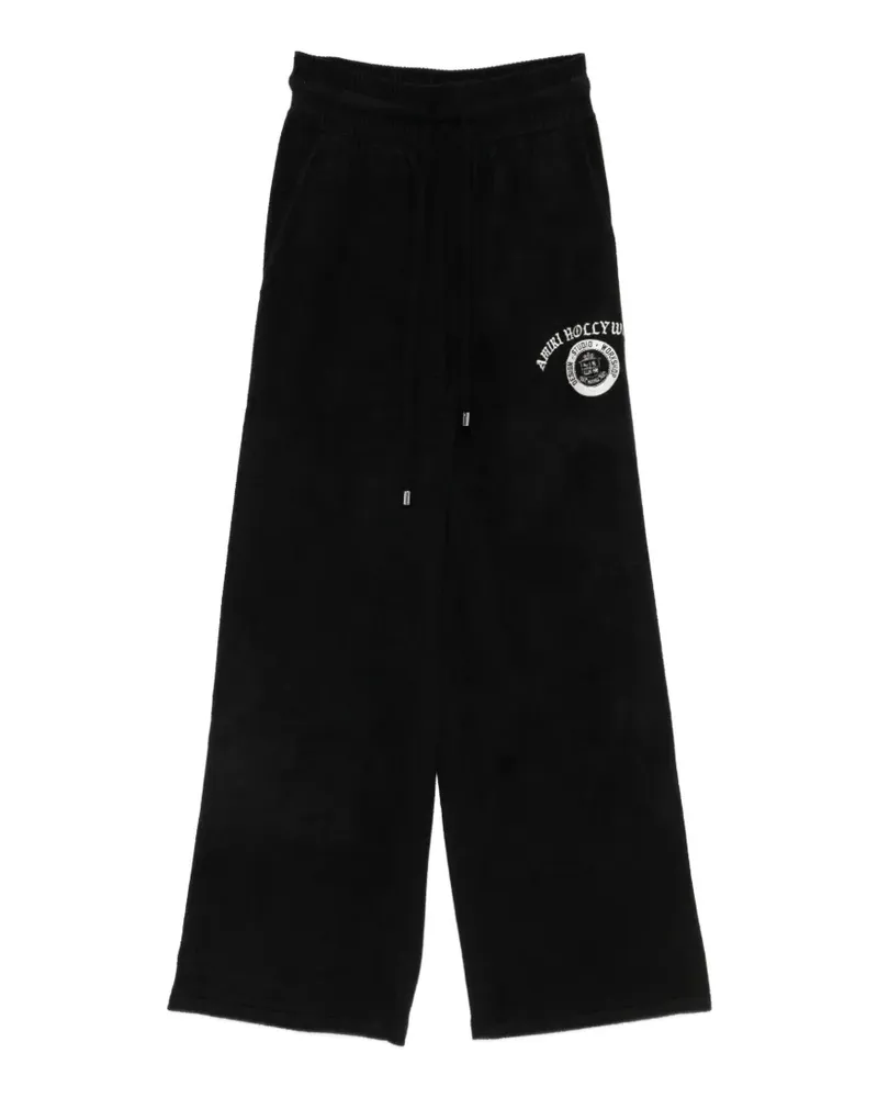 Amiri Jogginghose mit weitem Bein - Schwarz Schwarz