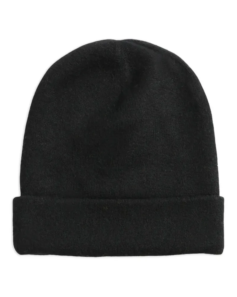 Frenckenberger Beanie aus Kaschmir - Schwarz Schwarz