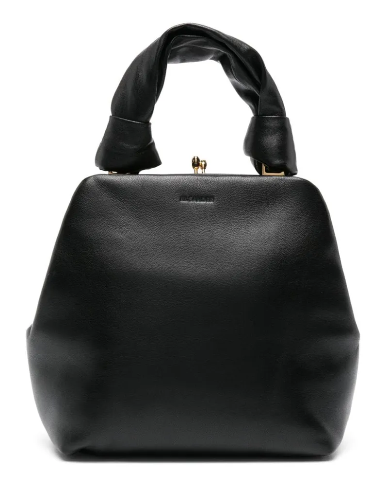 Jil Sander Kleine Goji Square Handtasche - Schwarz Schwarz