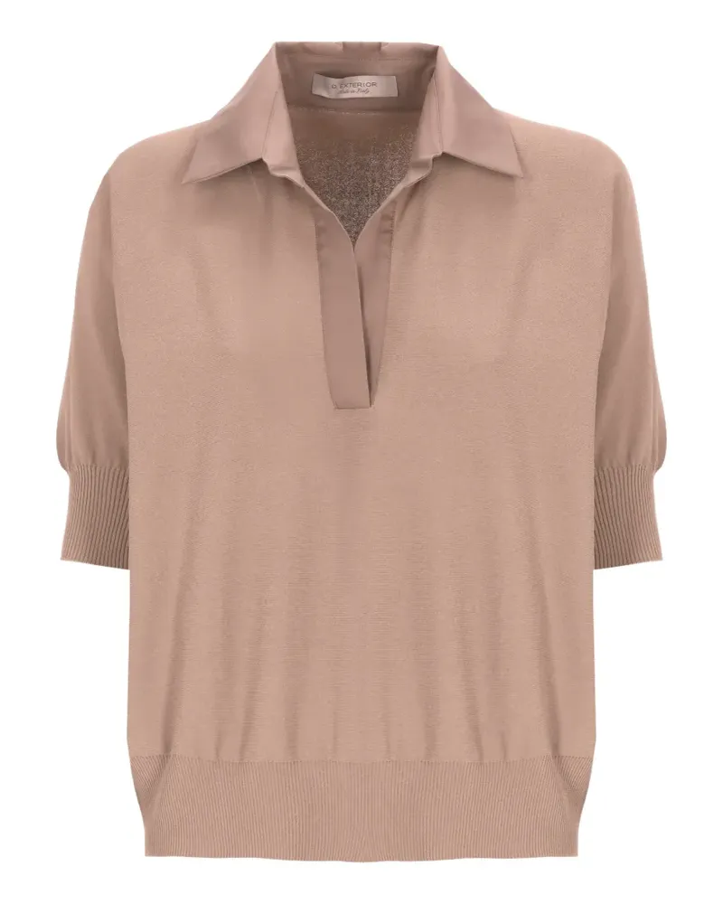 D.EXTERIOR short sleeve polo shirt - Braun Braun