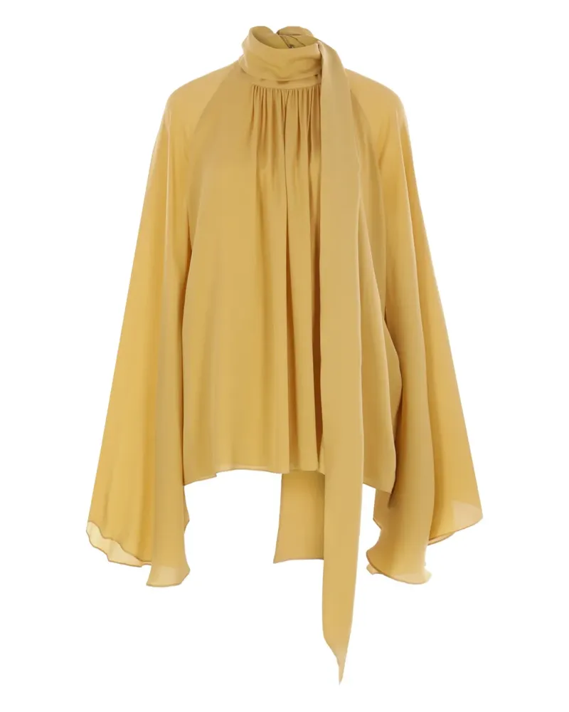 Elie Saab Bluse aus Seide - Gelb Gelb