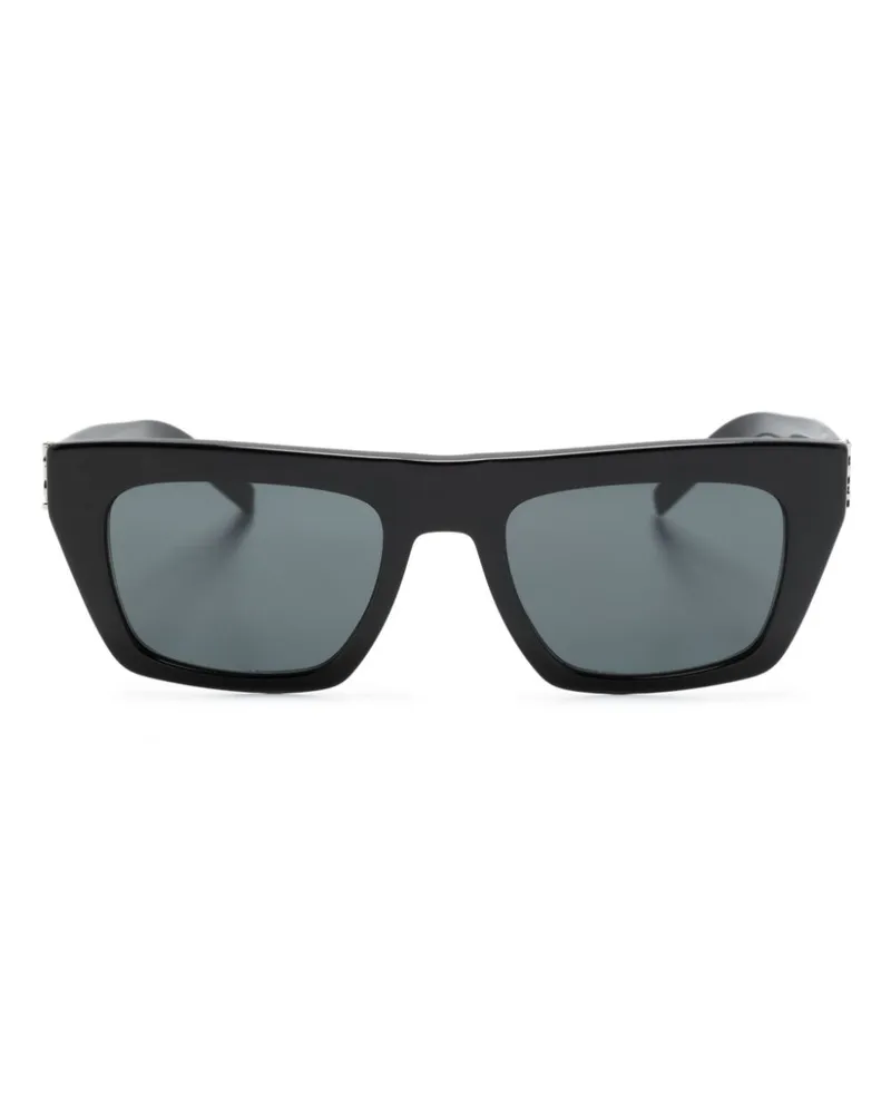 Saint Laurent Eckige SLM 131 Sonnenbrille - Schwarz Schwarz