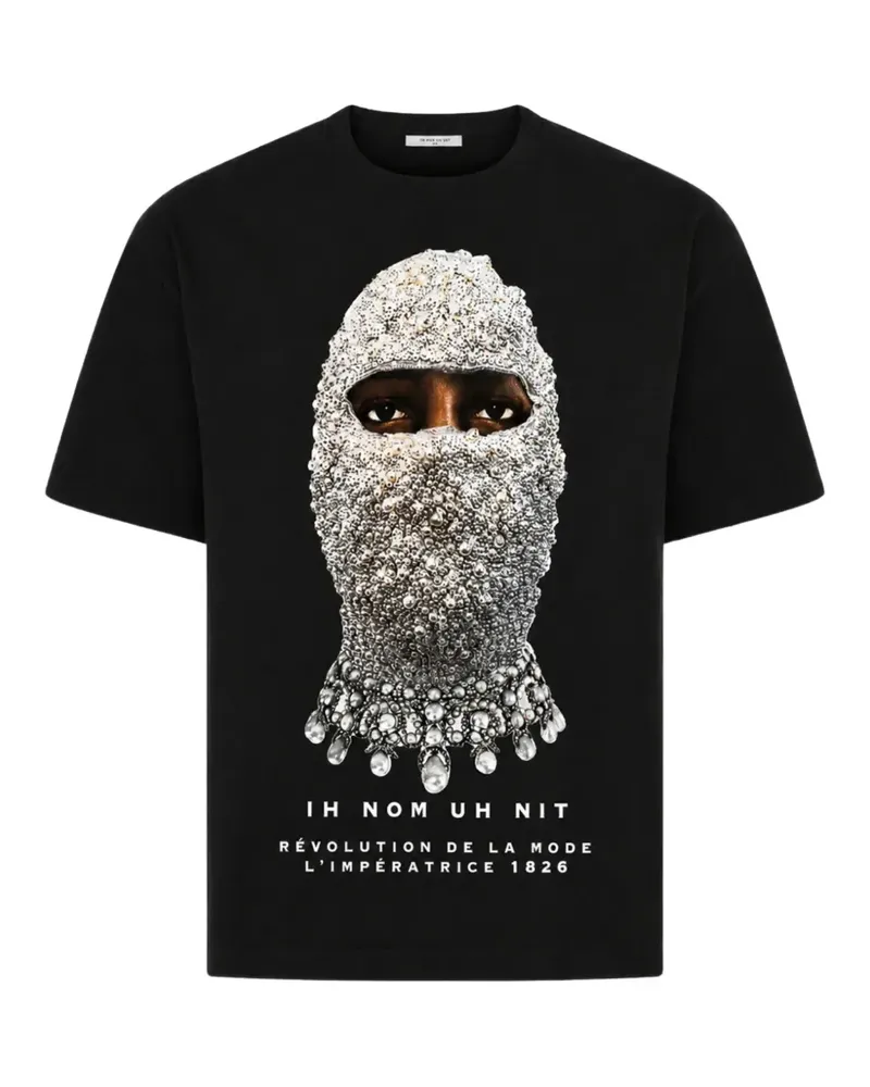 IH NOM UH NIT T-Shirt mit New Mask Future-Print - Schwarz Schwarz