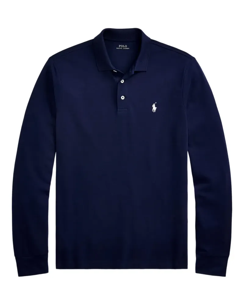 Ralph Lauren Langärmeliges Poloshirt - Blau Blau