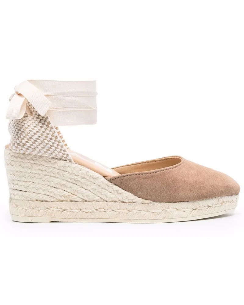 Manebí Espadrilles mit Schnürung - Braun Braun