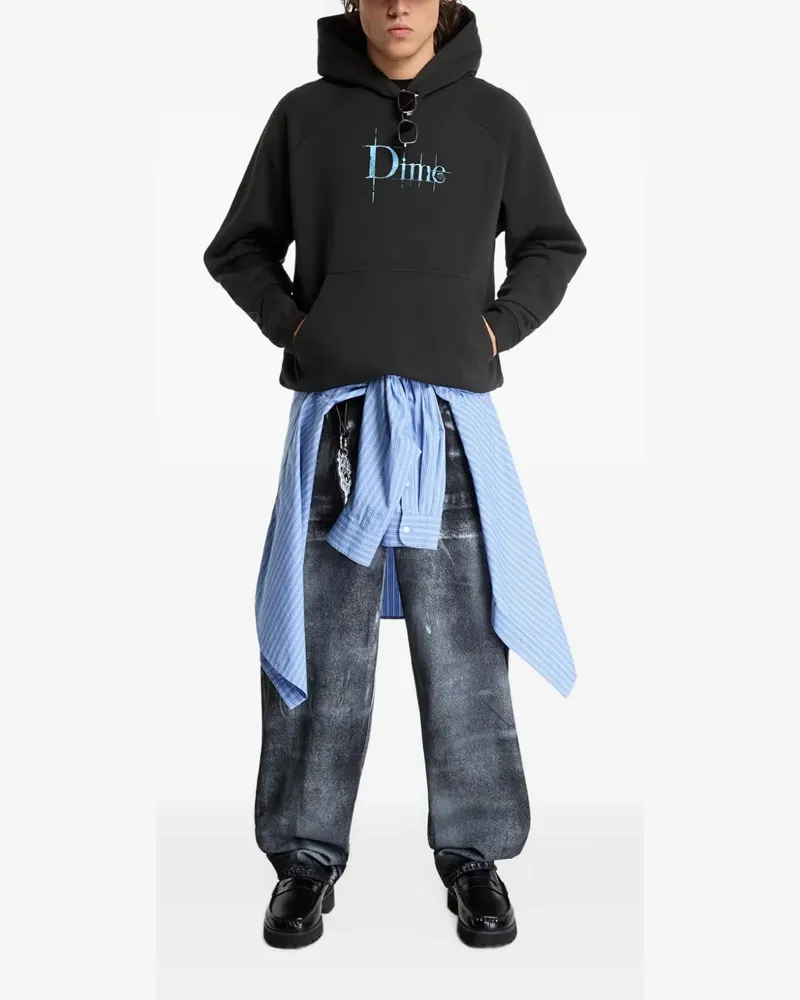 Dime Bella Hoodie mit Logo - Schwarz Schwarz