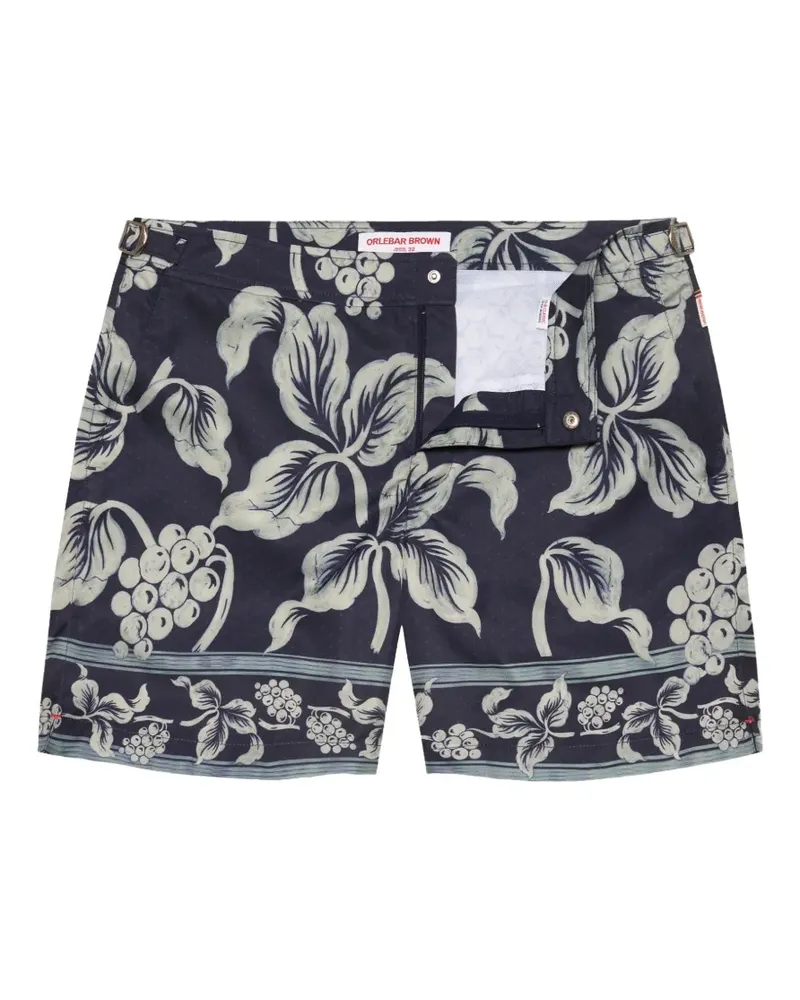 Orlebar Brown Bulldog floral-print swim shorts - Blau Blau