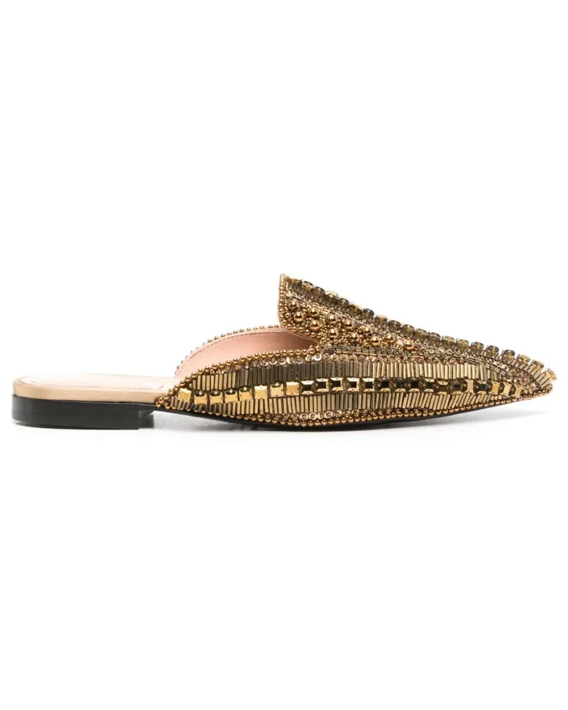 Alberta Ferretti Mia mules Gold