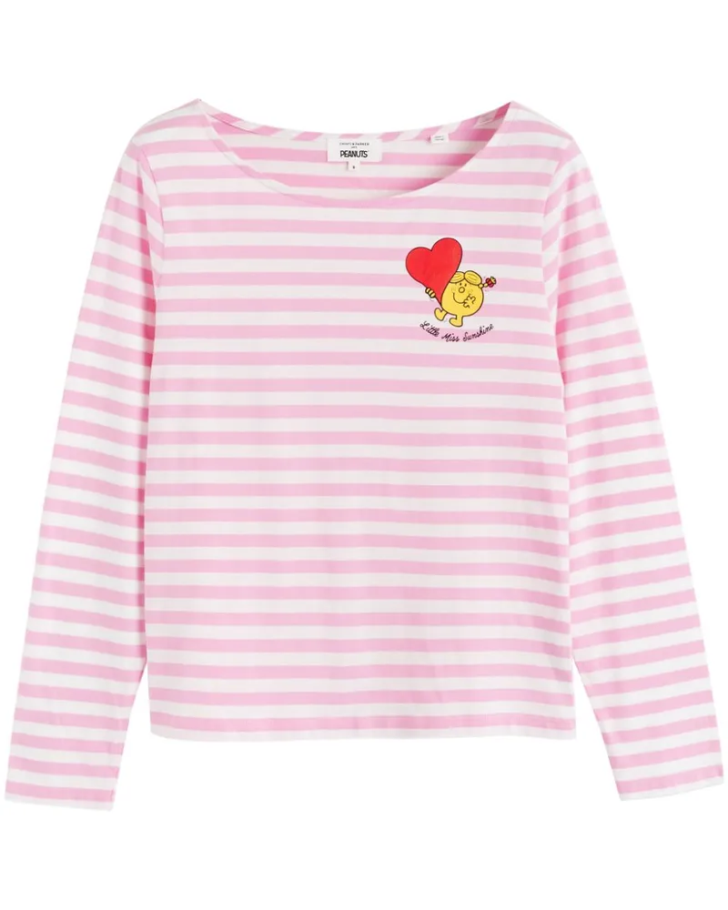 Chinti & Parker Little Miss Heart T-Shirt Rosa