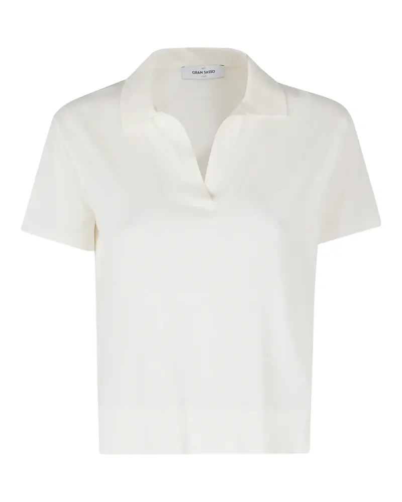 Gran Sasso short-sleeve polo shirt - Weiß Weiß