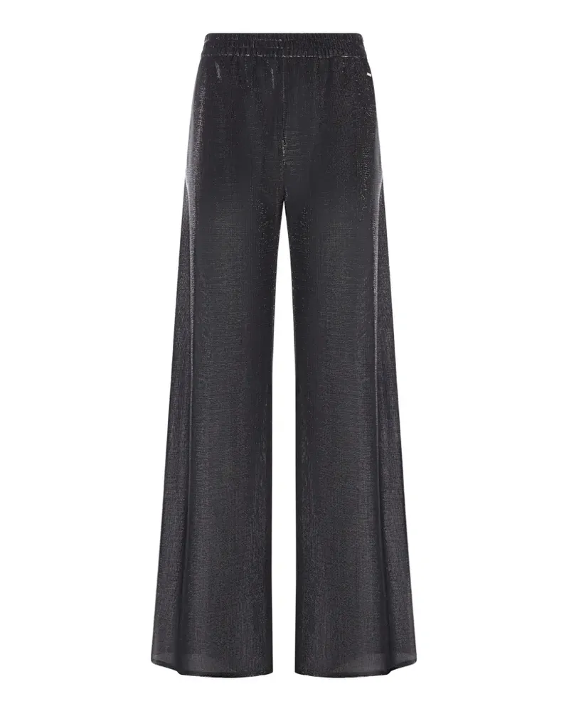 Gucci Hose im Metallic-Look - Schwarz Schwarz