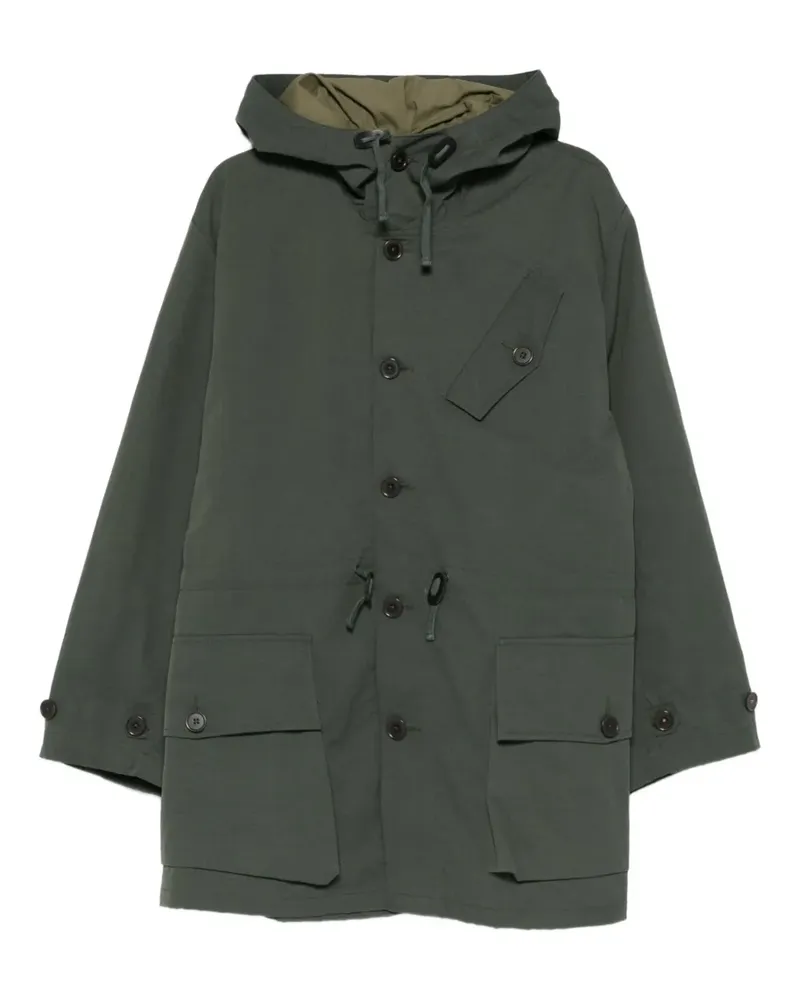 Universal Works Mantel mit Kapuze - Grün Grün