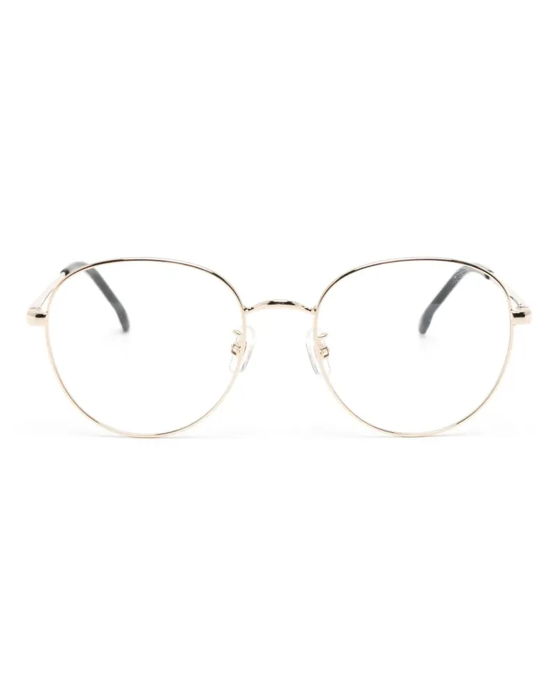 Carrera Brille mit rundem Gestell - Gold Gold