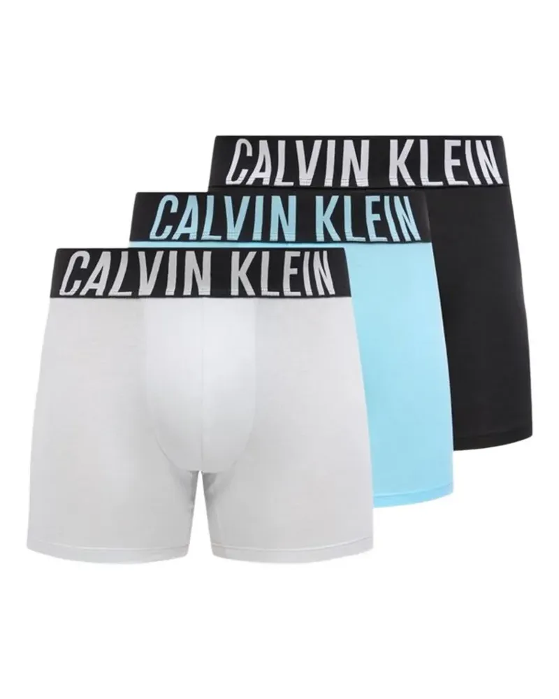 Calvin Klein logo-waistband cotton boxer briefs (set of three) - Schwarz Schwarz