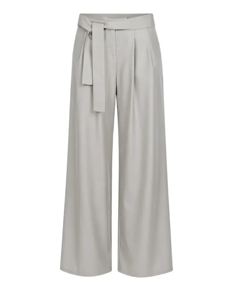 Dušan belted wide-leg trousers - Nude Nude