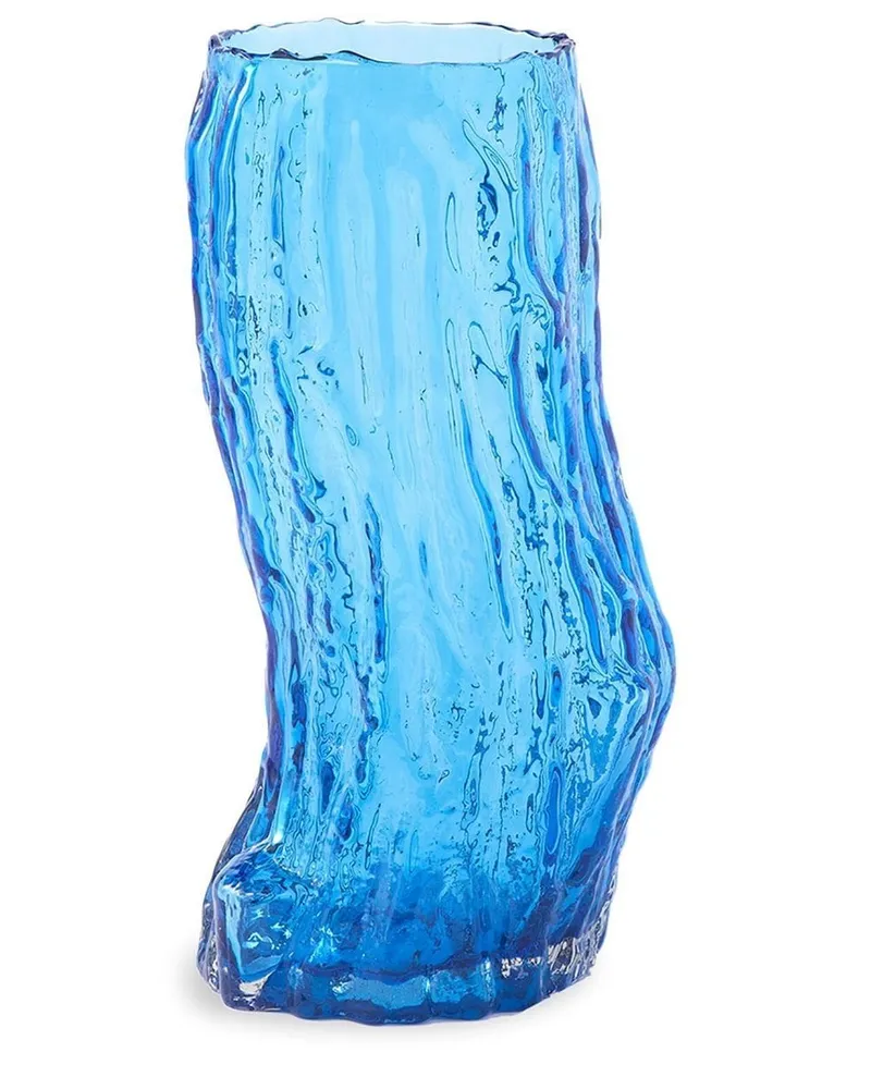 POLSPOTTEN Tree Log Vase Blau