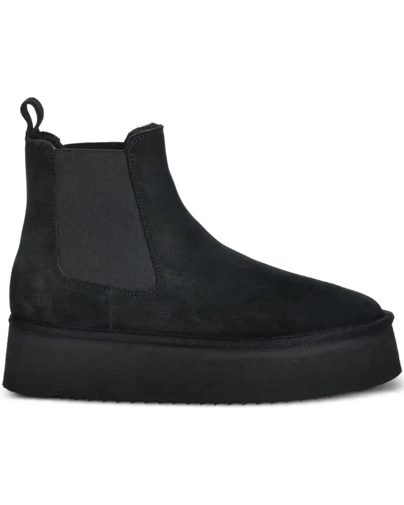 Copenhagen platform-heel Chelsea boots - Schwarz Schwarz