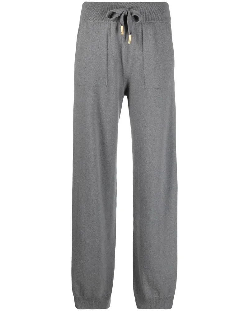 Lorena Antoniazzi Gerade Hose mit Kordelzug - Grau Grau