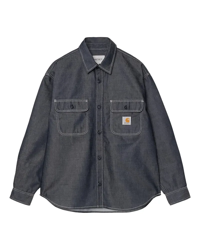 Carhartt WIP Hemdjacke mit Taschen - Blau Blau