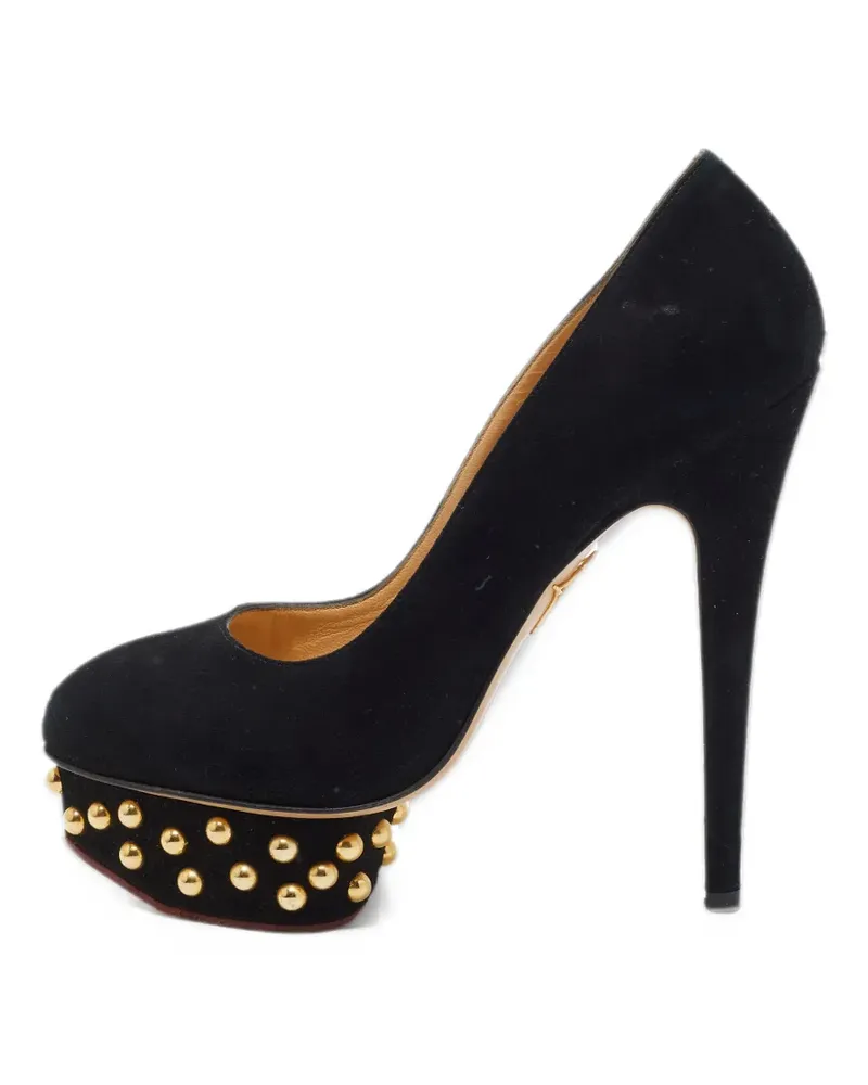 Charlotte Olympia Dolly Plateau-Pumps mit Nieten - Schwarz Schwarz