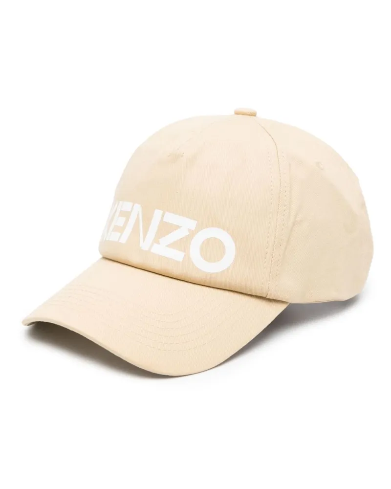 Kenzo Baseballkappe mit Logo-Print Nude